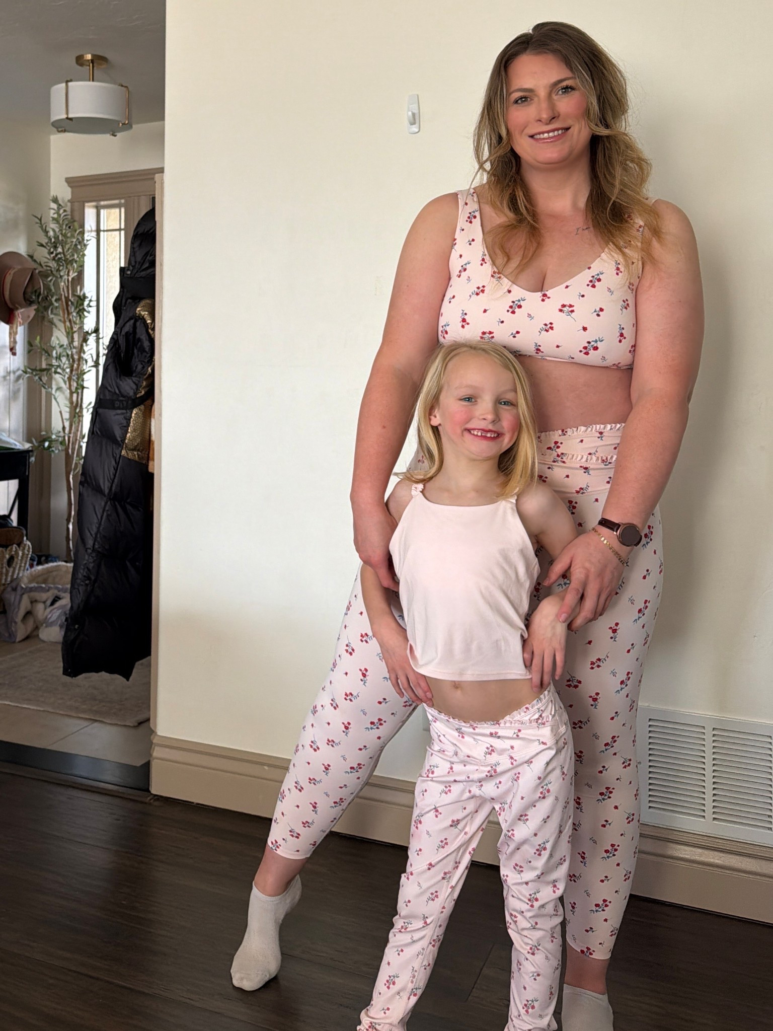 Matching workout sets with my best girl! So cute and comfortable! Definitely want to look cute while meeting our fitness goals! They also have matching heart print, perfect for Valentine’s Day!

#LTKfitnessgoals #LTKActive #LTKmomlife
