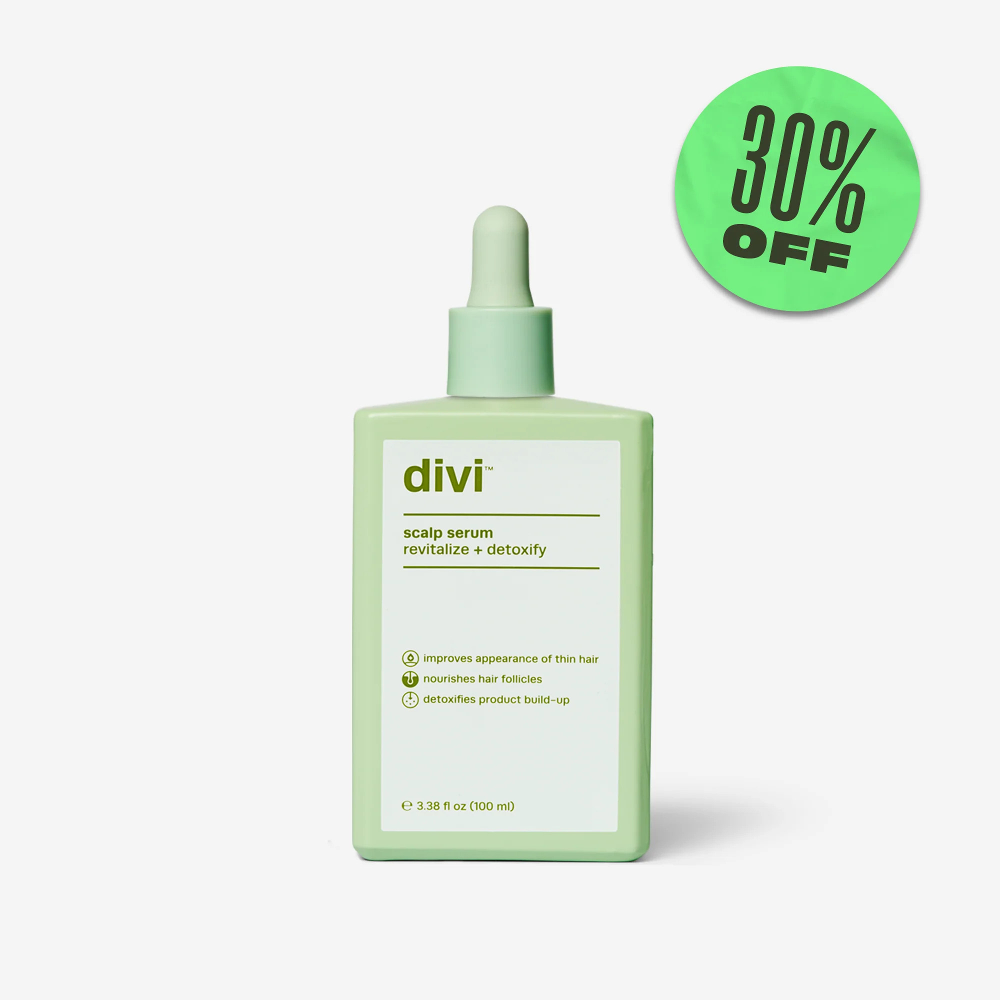 Divi 100ml Hair & Scalp Serum | Clinically Tested | Thicker-Looking Hair | Divi Official