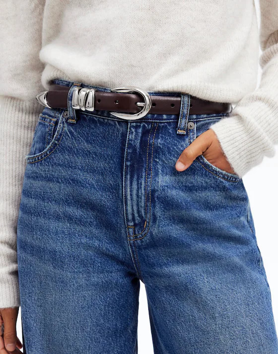 Triple Metal Keeper Belt | Madewell