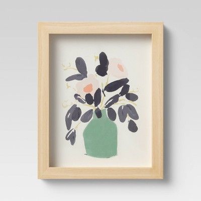 Flowers in Vase Wall Canvas - Opalhouse™ | Target