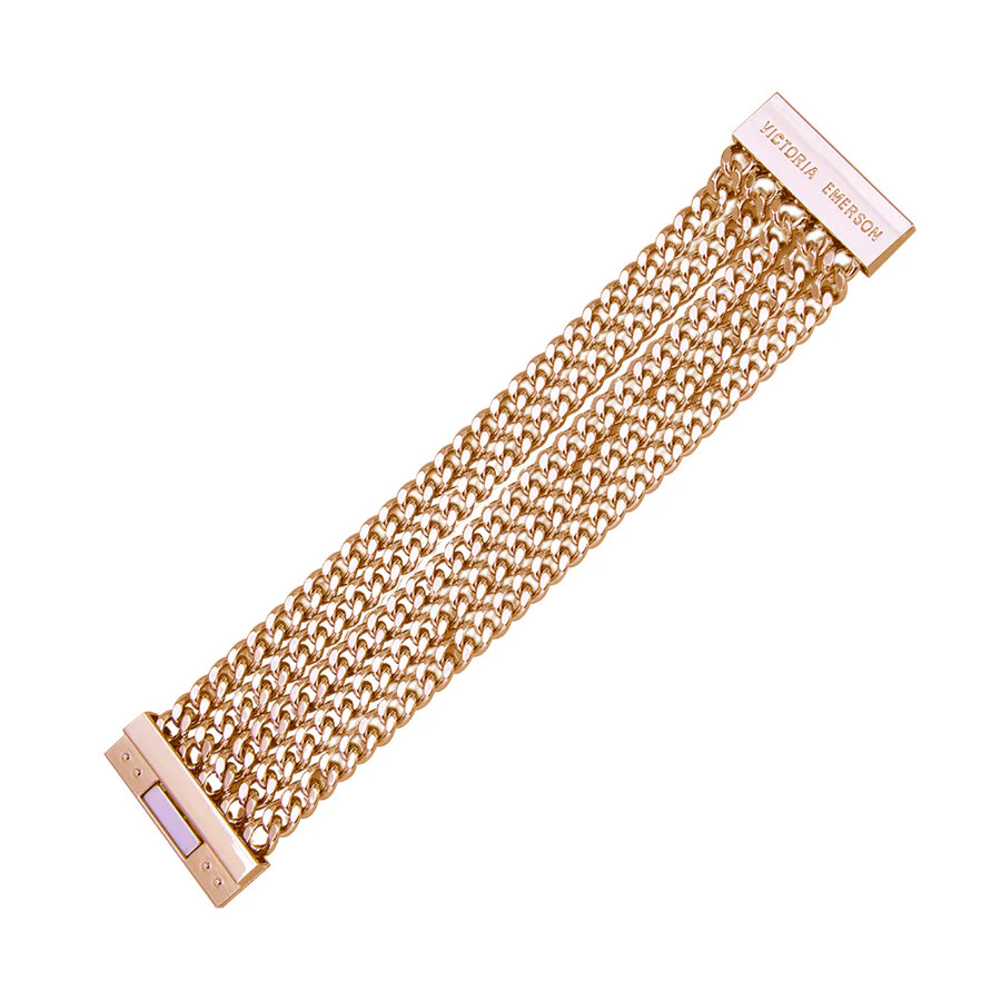 Gold Curb Chain Cuff | Victoria Emerson