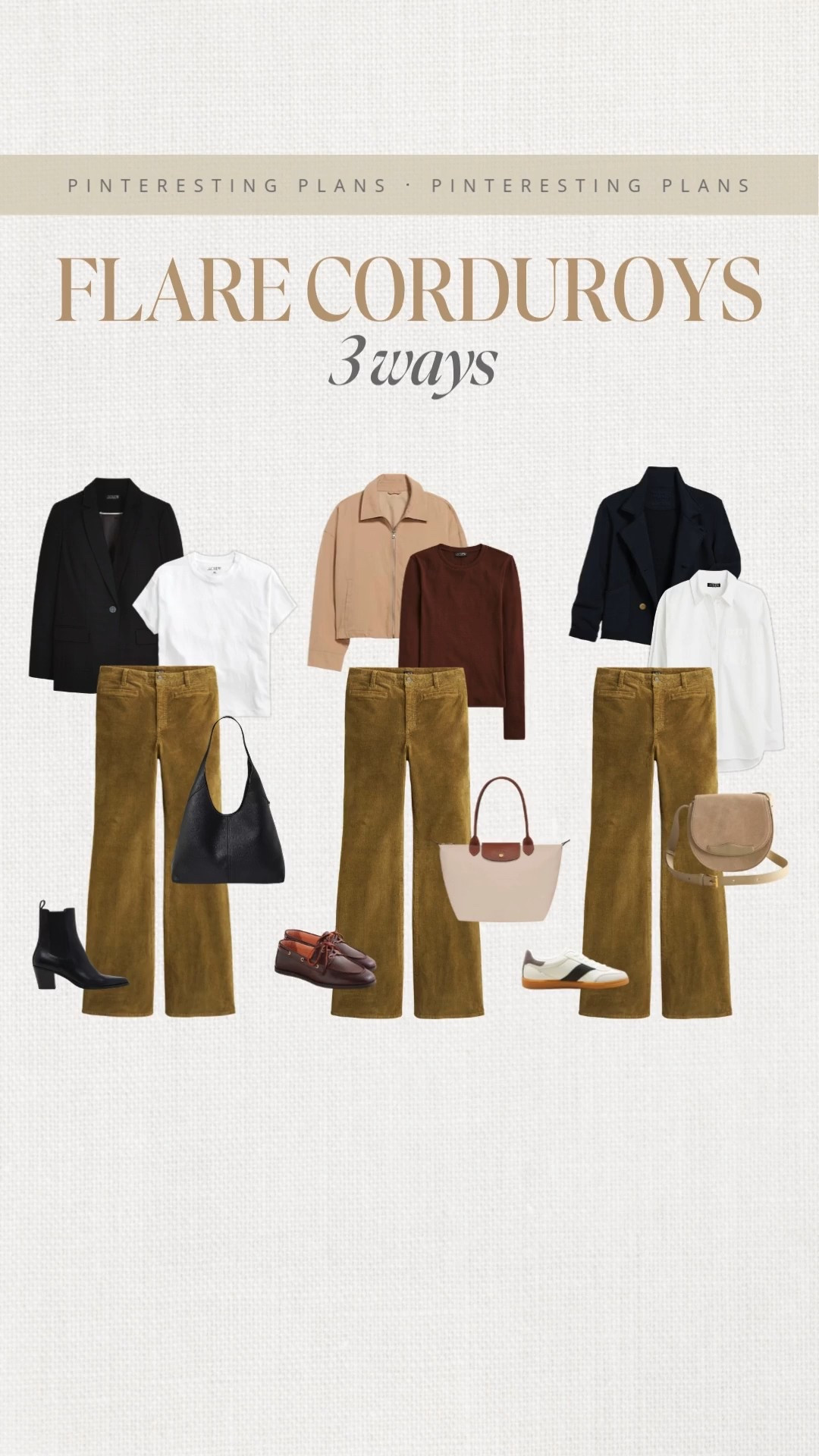Flare coduroys styled 3 ways 🙌🏻🙌🏻 Sweaters, jackets, boots, flats, fall transition outfit, fall fashion


#LTKStyleTip #LTKWorkwear #LTKSeasonal