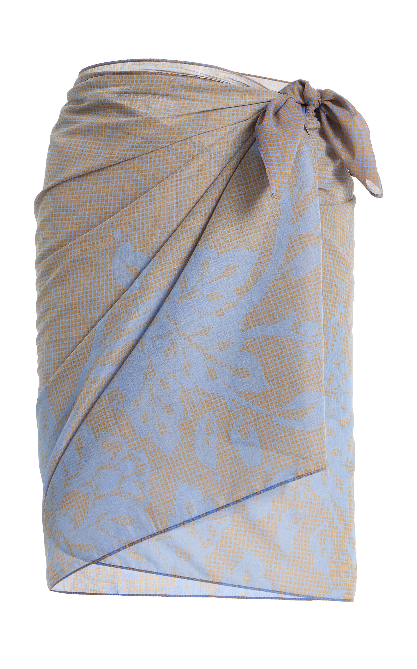 Soleil Soleil - Petite Cotton Pareo - Blue - OS - Moda Operandi | Moda Operandi (Global)