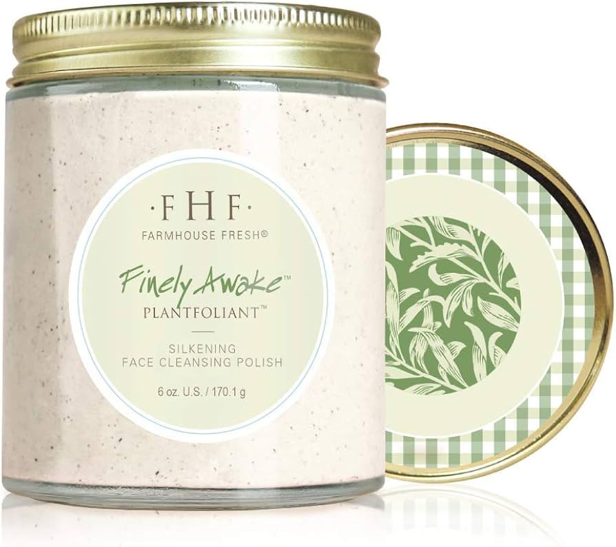 FarmHouse Fresh Finely Awake Plantfoliant Silkening Face Cleansing Polish, 6 oz | Amazon (US)