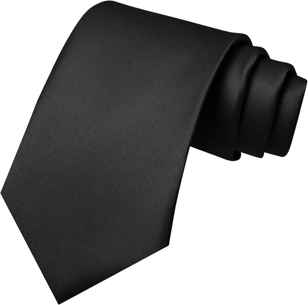 Solid Color Tie Mens Necktie for Business and Wedding | Amazon (US)