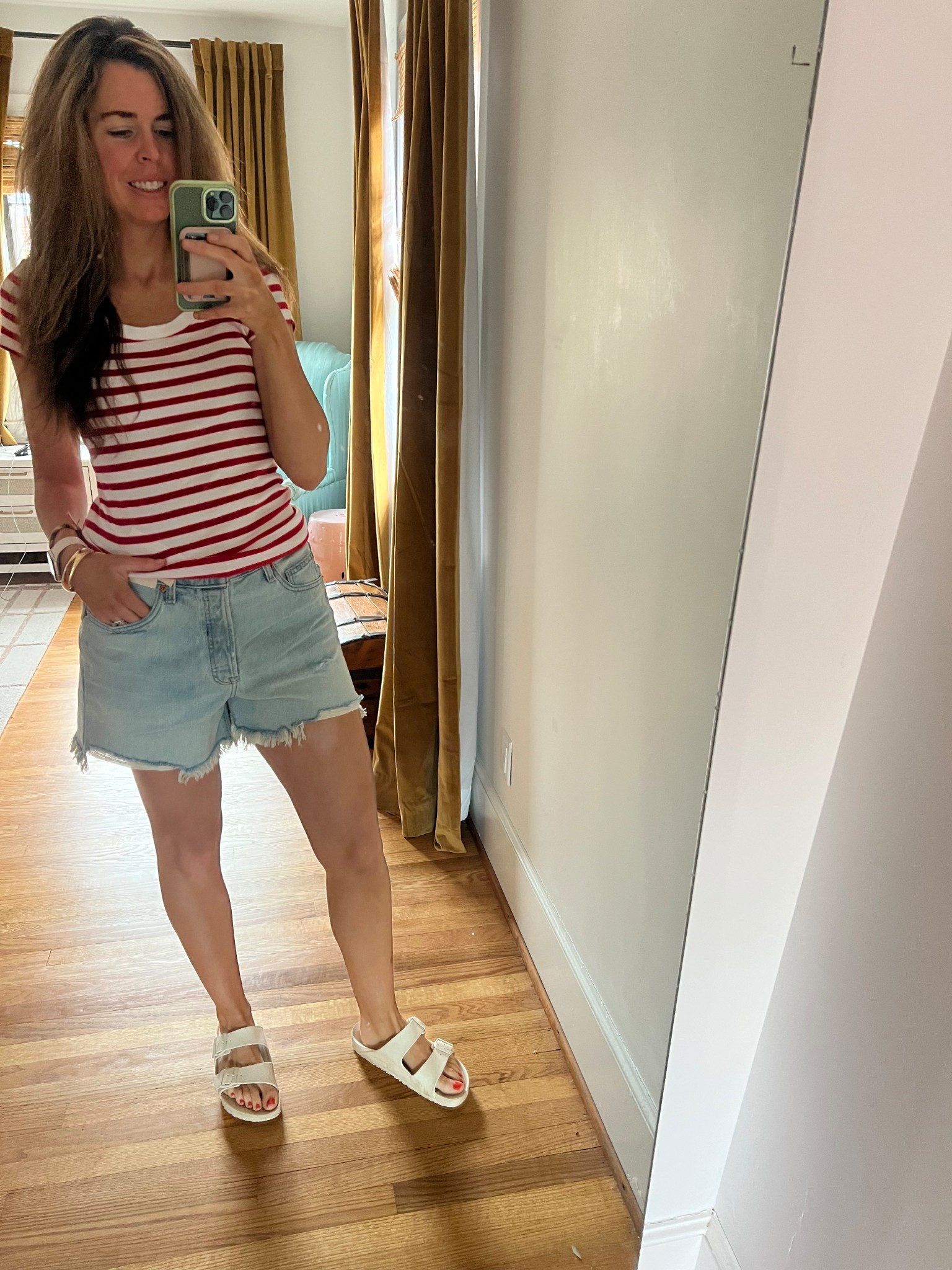 These Target shorts are a great Agolde look alike. 

#LTKSeasonal #LTKFindsUnder50 #LTKOver40