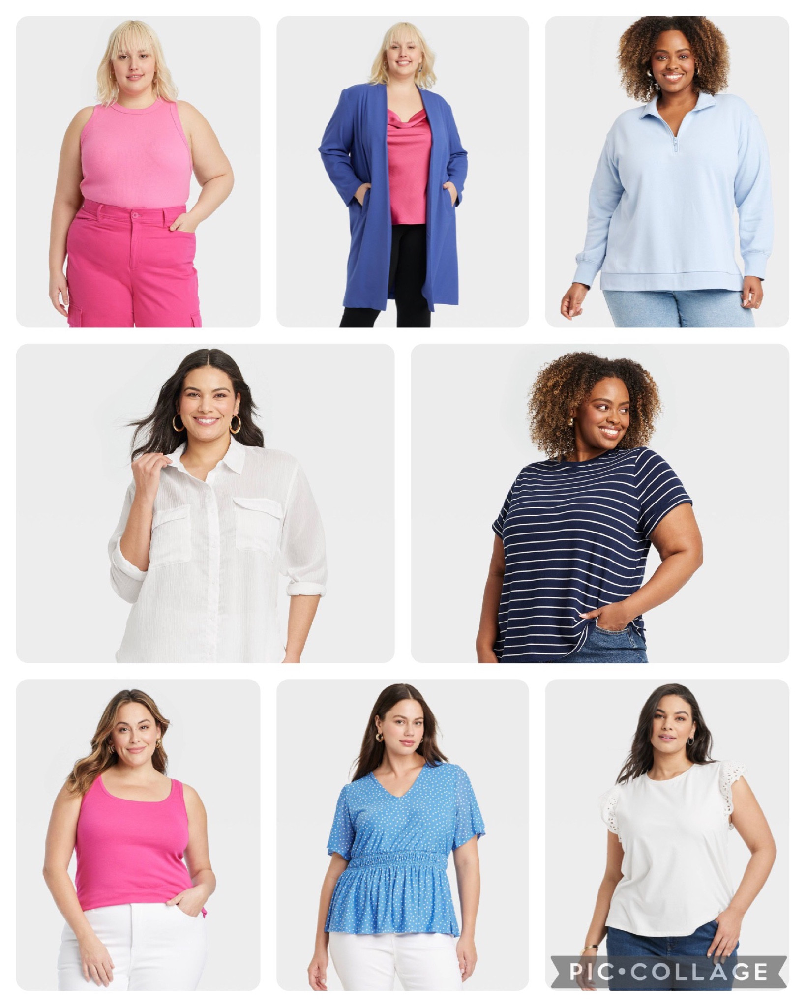 Ava and Viv (plus) tops at Target.

#hocsummer #coolsummer #lightsummer #truesummer #softsummer #pastelsummer #darksummer #brownsummer #sweetpeasummer #summerpalette #summerfinds

#LTKSaleAlert #LTKPlusSize #LTKSummerSales