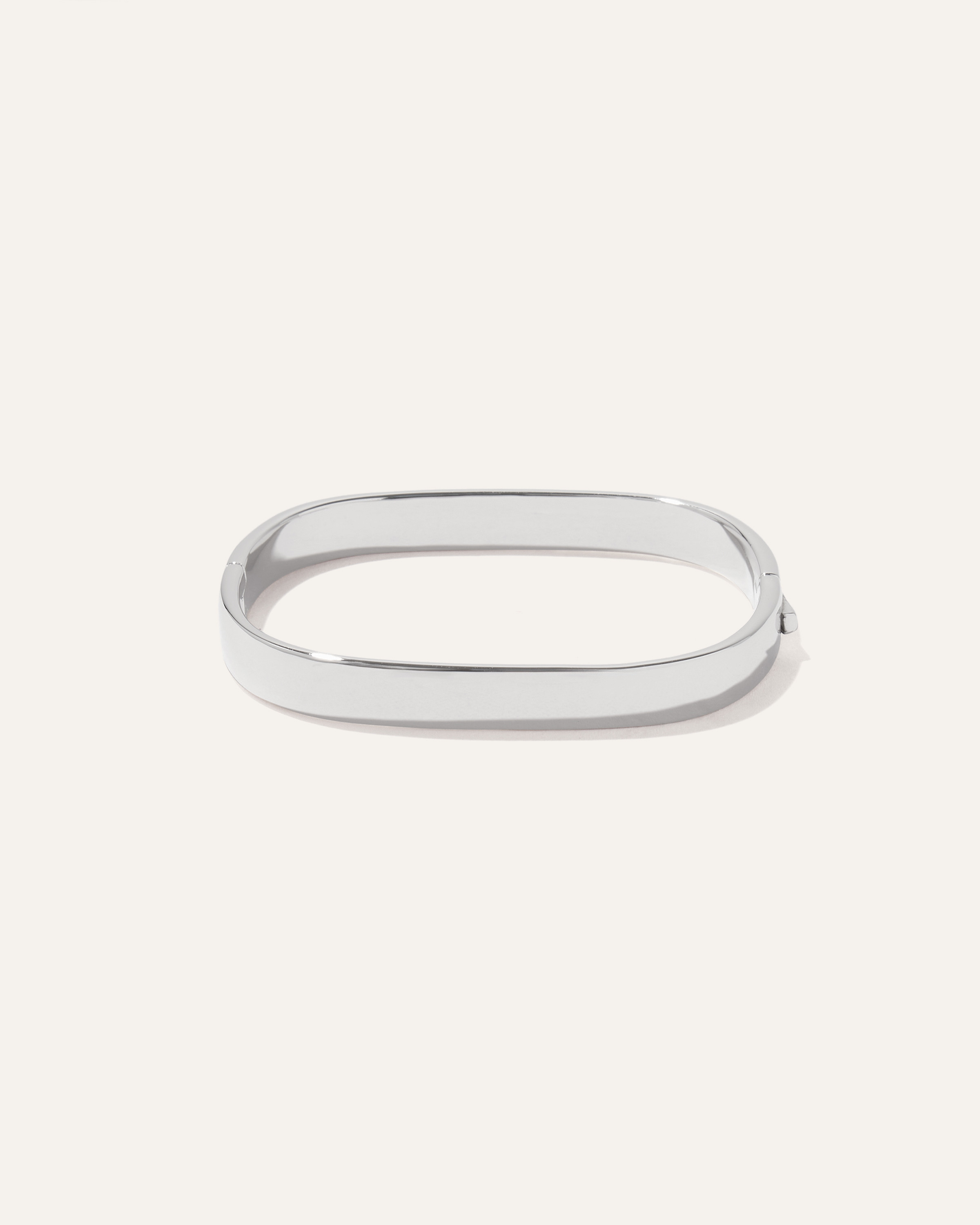 Quince | Women's Rectangular Bold Bangle in Sterling Silver, Gold Vermeil | Quince