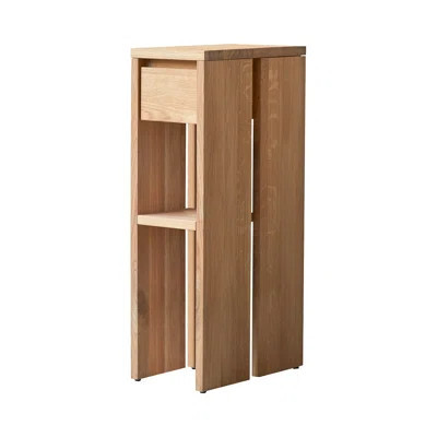 Eden Solid Oak Side Table | Wayfair North America