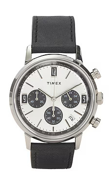 Timex Marlin Watch in Black & Silver from Revolve.com | Revolve Clothing (Global)