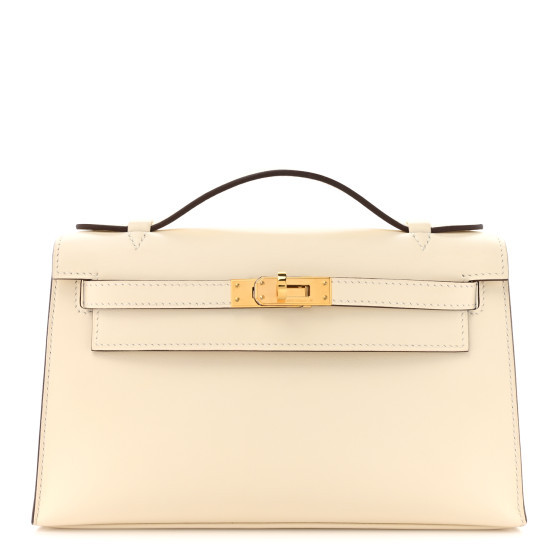 Swift Kelly Pochette Clutch Nata | FASHIONPHILE (US)