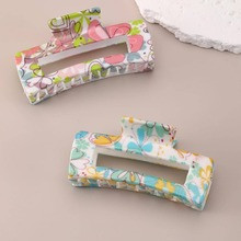2pcs Floral Pattern Hair Claw | SHEIN