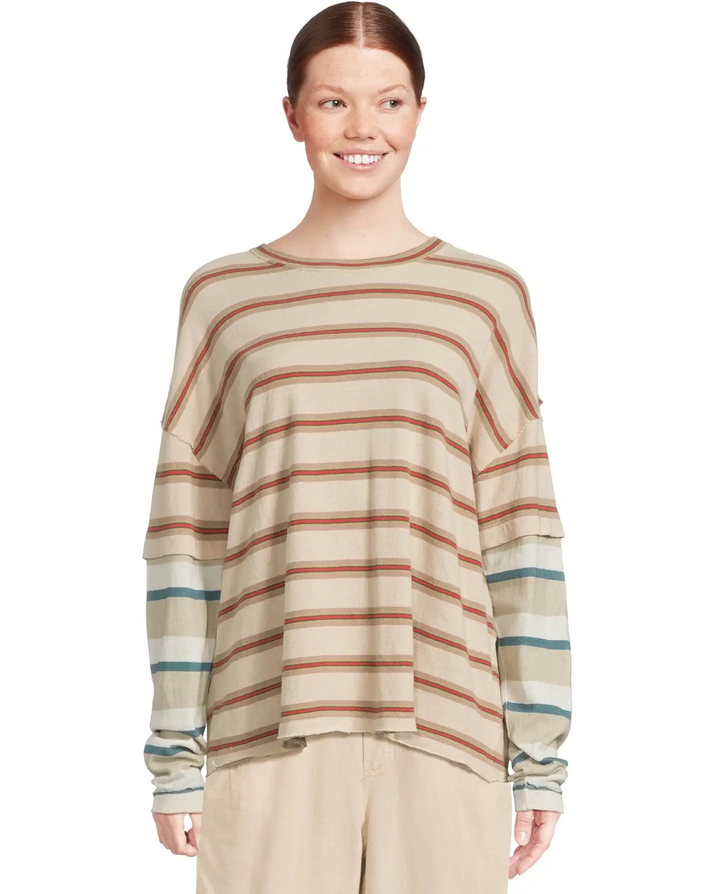 Nina Stripe Long Sleeve | Zappos