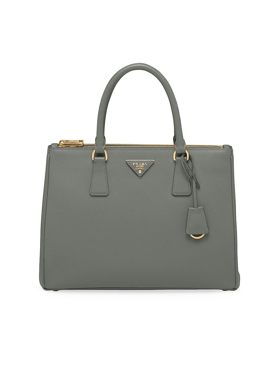 Women's Large Galleria Saffiano Leather Top Handle Bag - Grey | Saks Fifth Avenue