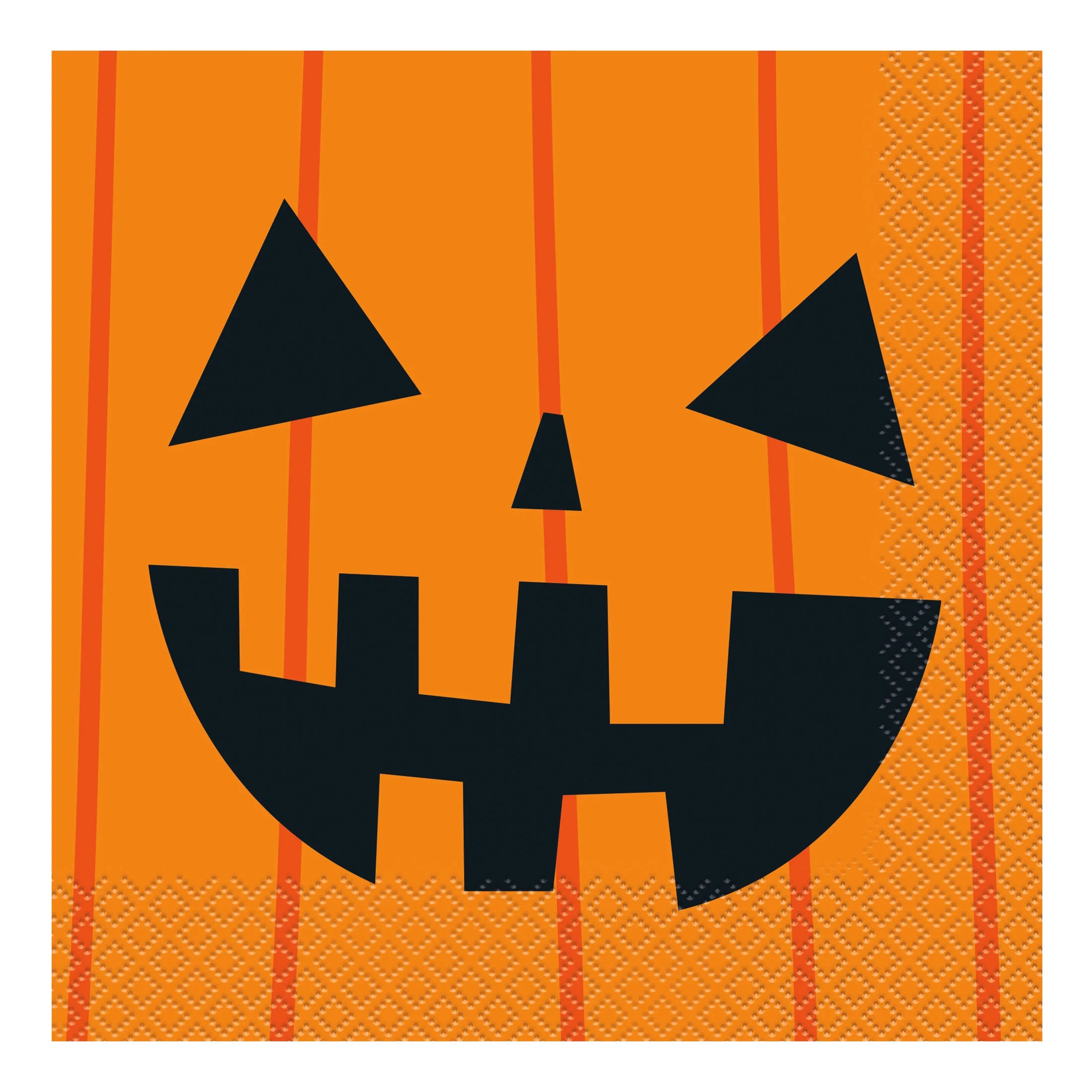 Halloween Pumpkin Toss Pumpkin Face Halloween Multicolor Luncheon Napkins, 6.5 in, 45 Count, by W... | Walmart (US)