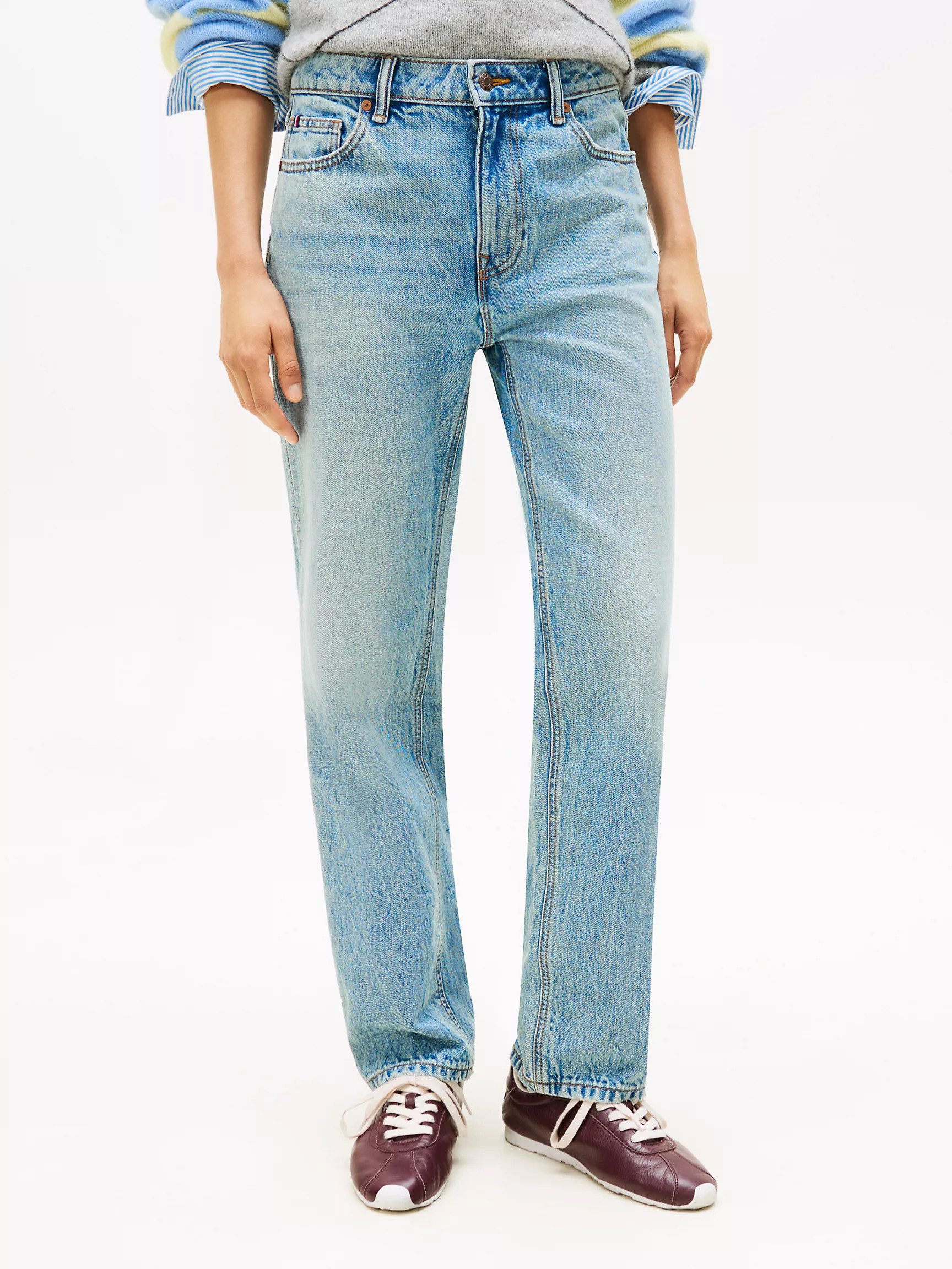 High-Rise Classic Straight Jean | Tommy Hilfiger | Tommy Hilfiger (US)