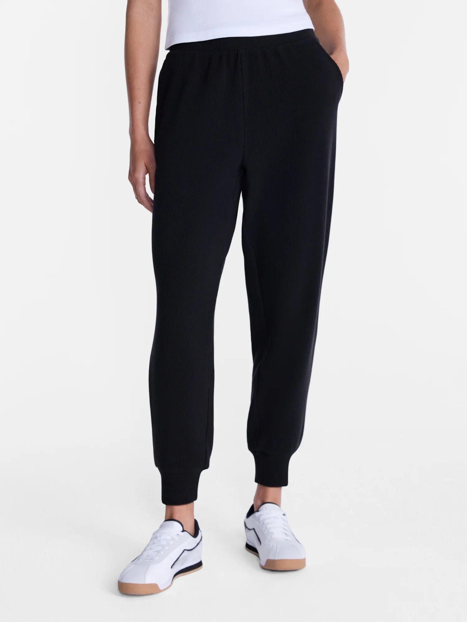 Avia Women's and Women's Plus Ottoman Joggers, Sizes XS-4X | Walmart (US)