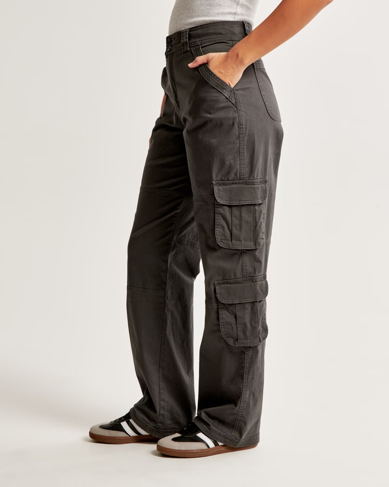 Curve Love Relaxed Cargo Pant | Abercrombie & Fitch (US)