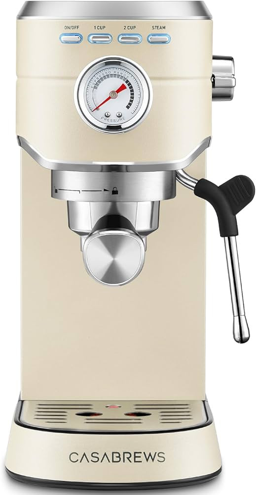CASABREWS CM5418 Espresso Machine 20 Bar, Espresso Maker with Milk Frother Steam Wand, Stainless ... | Amazon (CA)