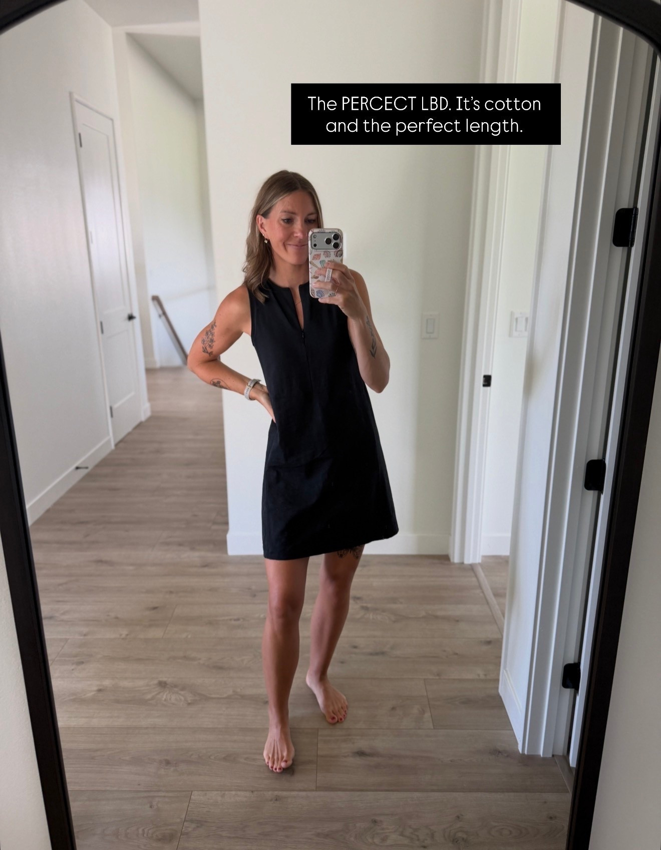 One of my favorite LBD! It’s the perfect length for taller girlies (wearing a S). Pretty sure it’s 100% cotton too!

#LTKootd #LTKmomlife #LTKSeasonal