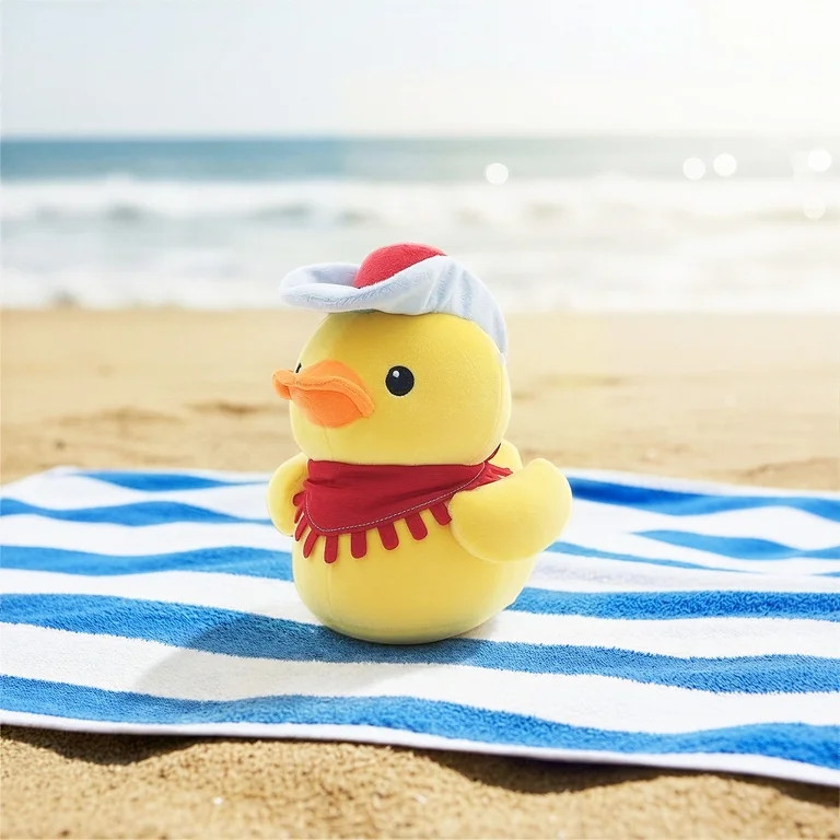 Small Cowboy Duck Plush, Yellow and Red, Summer by Way To Celebrate | Walmart (US)