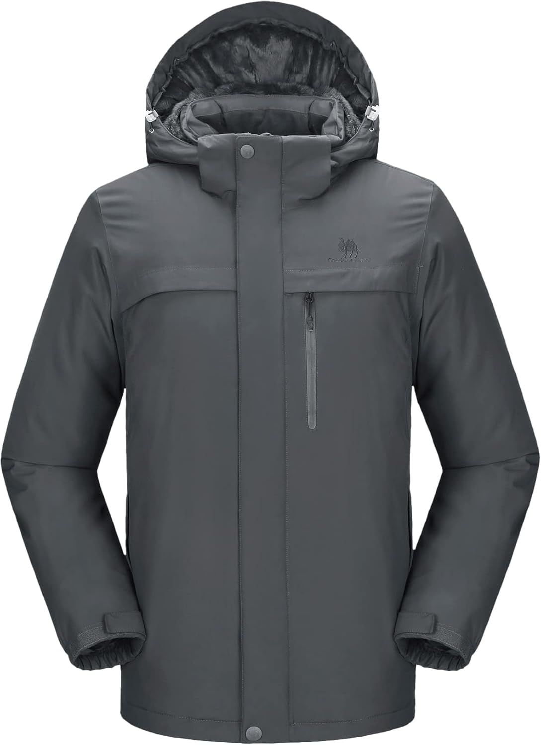 GOLDEN CAMEL Men's Insulated Ski Jacket Versatility Winter Snow Coat Detachable Hood Waterproof W... | Amazon (US)
