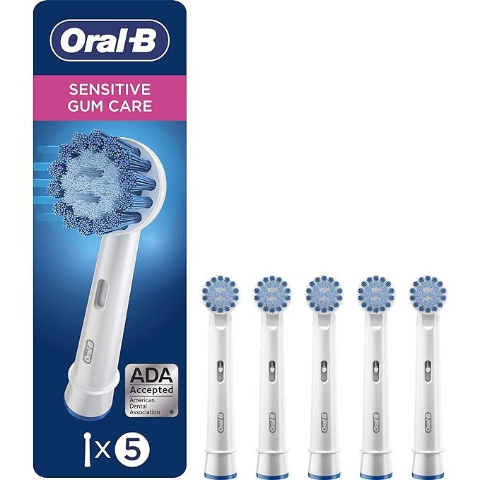 Oral-B Sensitive Gum Care Electric Toothbrush Replacement Brush Heads, 5 Count | Amazon (US)