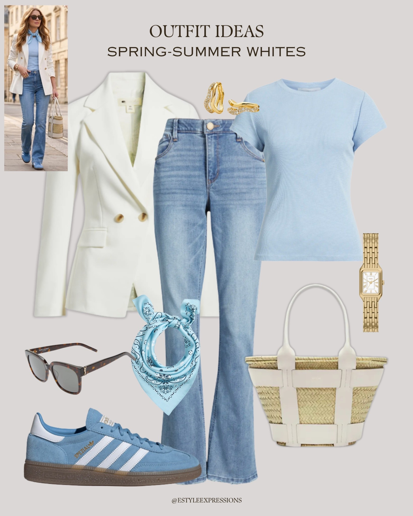 Spring Summer Whites!✨🤍 Easy outfits to keep things light, fresh, and effortless

#LTKWorkwear #LTKSaleAlert #LTKootd