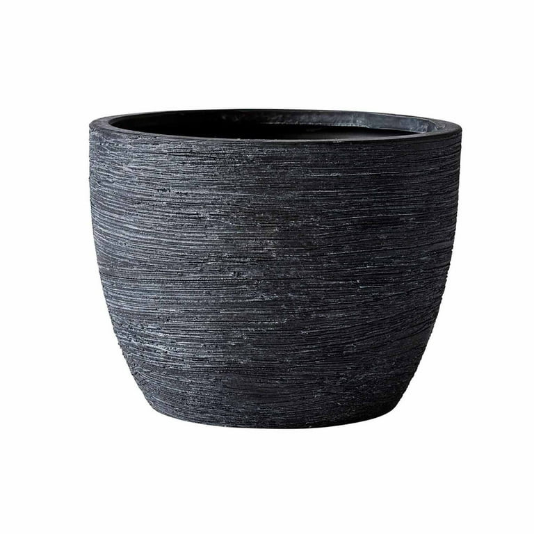 Better Homes & Gardens 4.5" Textured Matte Ceramic Pot, Black, 1 - Piece | Walmart (US)