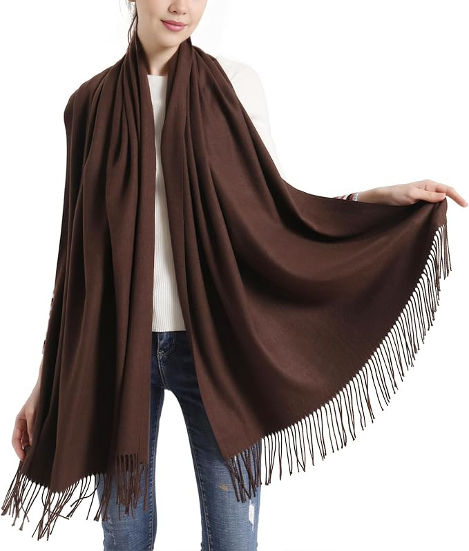 Pashmina Scarf and Shawl - Soft Women Pashminas Wrap for Wedding Evening Party dresses | Amazon (US)