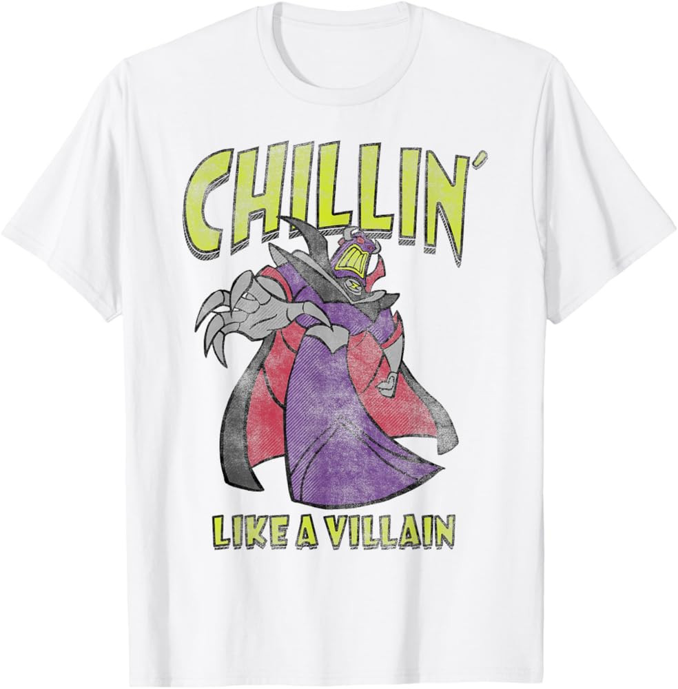 Disney Pixar Toy Story Zurg Chillin' Villain Graphic T-Shirt T-Shirt | Amazon (US)