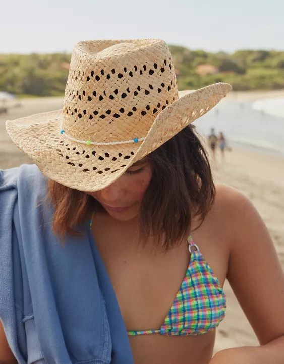 Aerie Straw Cowboy Hat | Aerie