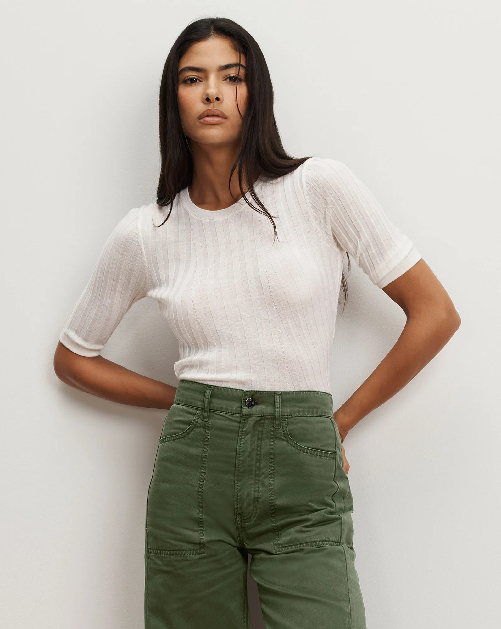 Debois Merino Wool Top | Veronica Beard