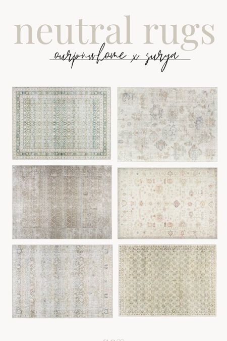 Ourpwnwhome just launched a neutral rug collection with surya!!! How beautiful are these area rugs!!!!


Amazon home, home decor, rugs, amazon finds, spring decor 

#LTKSeasonal #LTKhome #LTKSpringSale