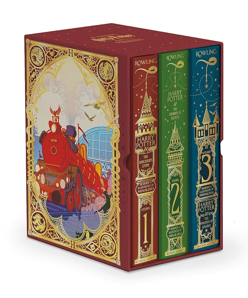 Harry Potter Books 1-3 Boxed Set (MinaLima Edition) (Interactive Illustrated Edition) | Amazon (US)