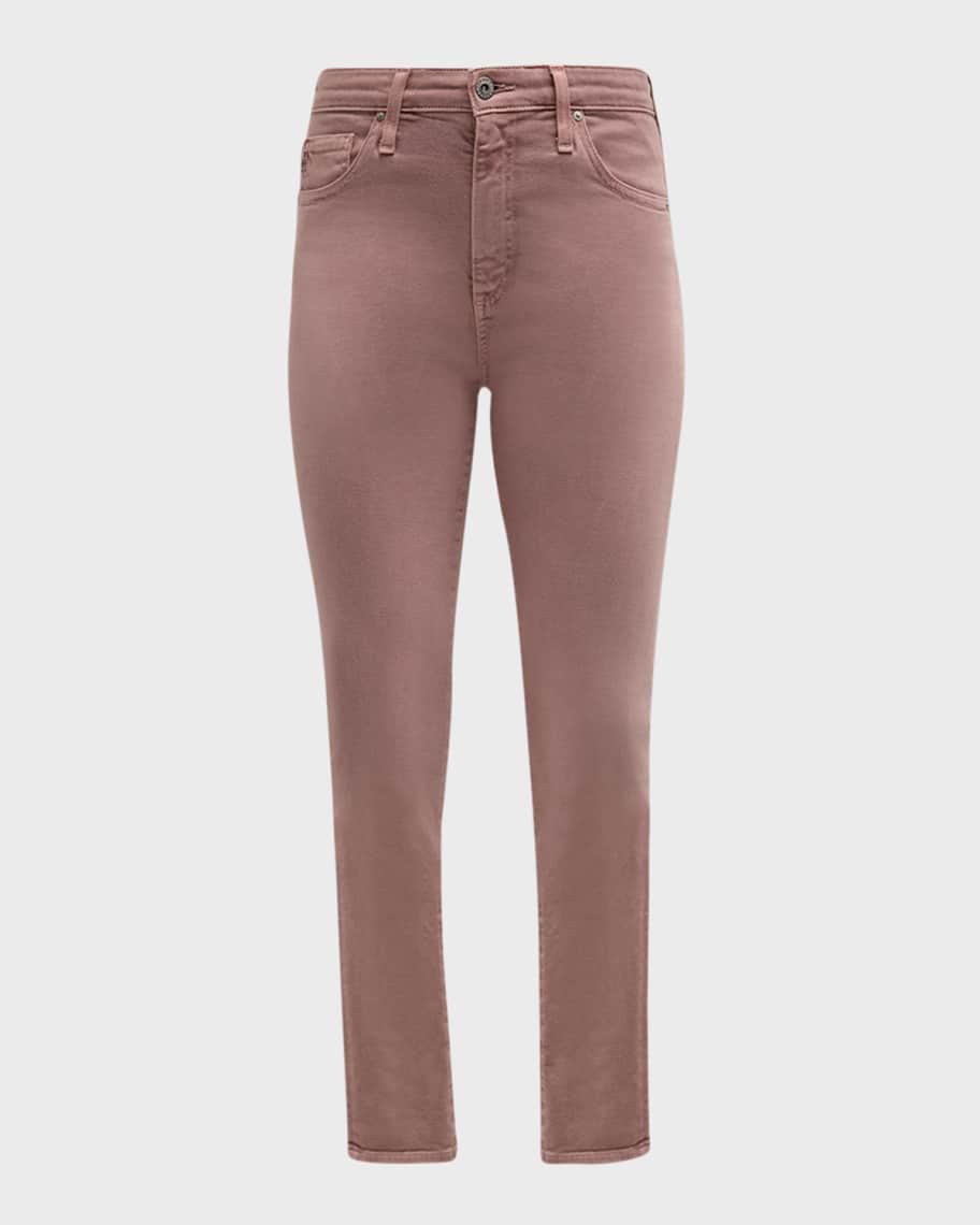 AG Jeans Mari Slim Skinny-Leg Colored Jeans | Neiman Marcus