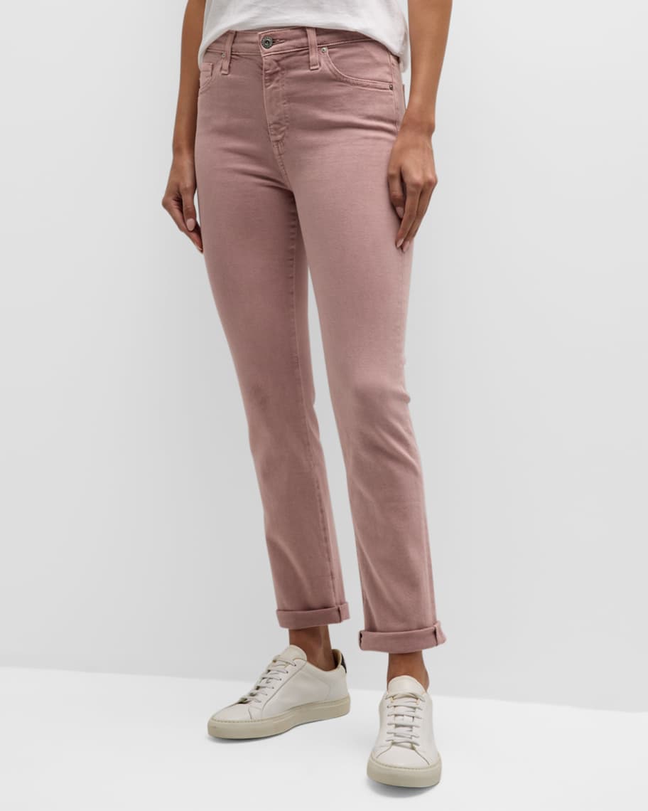 AG Jeans Mari Slim Skinny-Leg Colored Jeans | Neiman Marcus