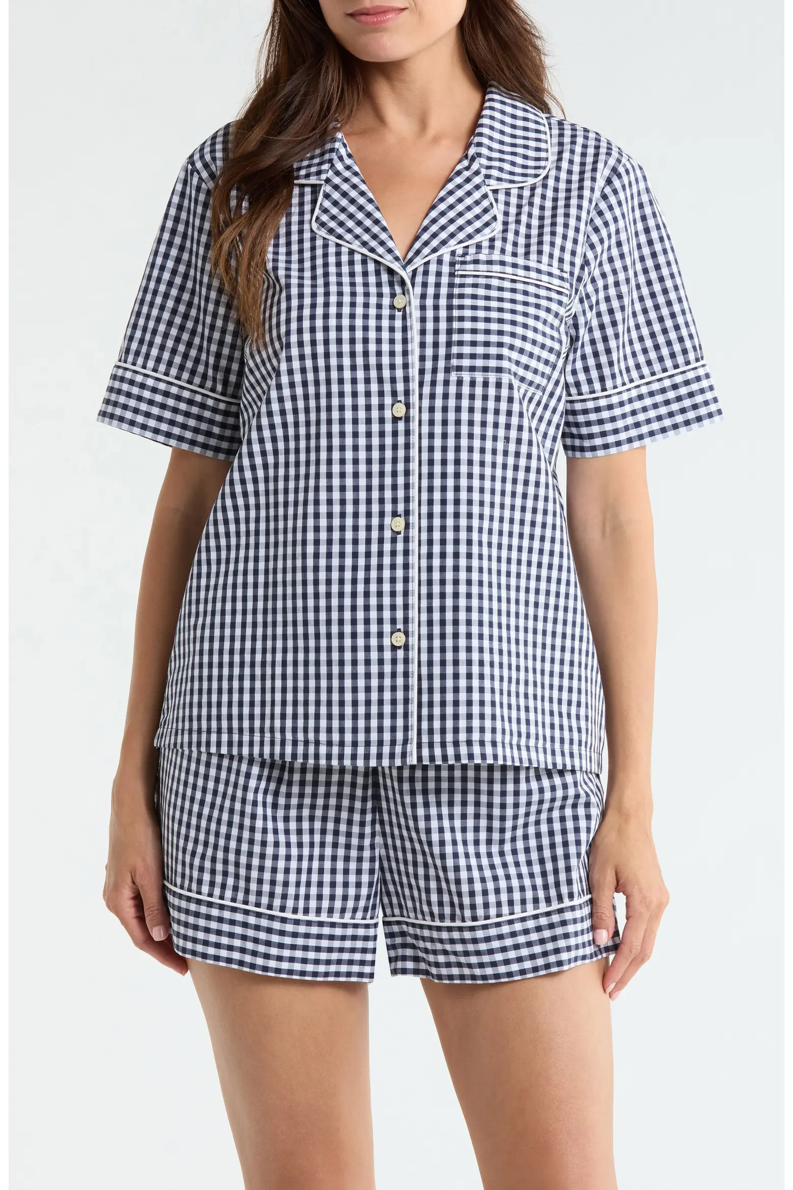 Cotton Pajama Shortie Set (Women) | Nordstrom | Nordstrom