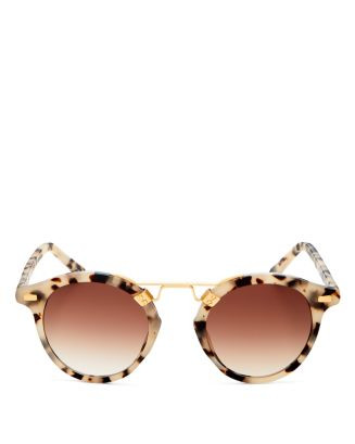 St. Louis 24K Round Sunglasses, 46mm | Bloomingdale's (US)