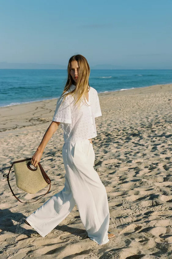 CONTRASTING HANDBAG | Zara UK