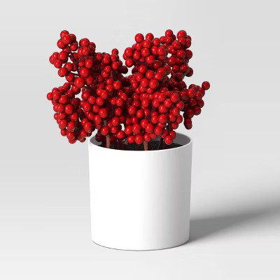 Artificial Red Berry Plant - Threshold™ | Target