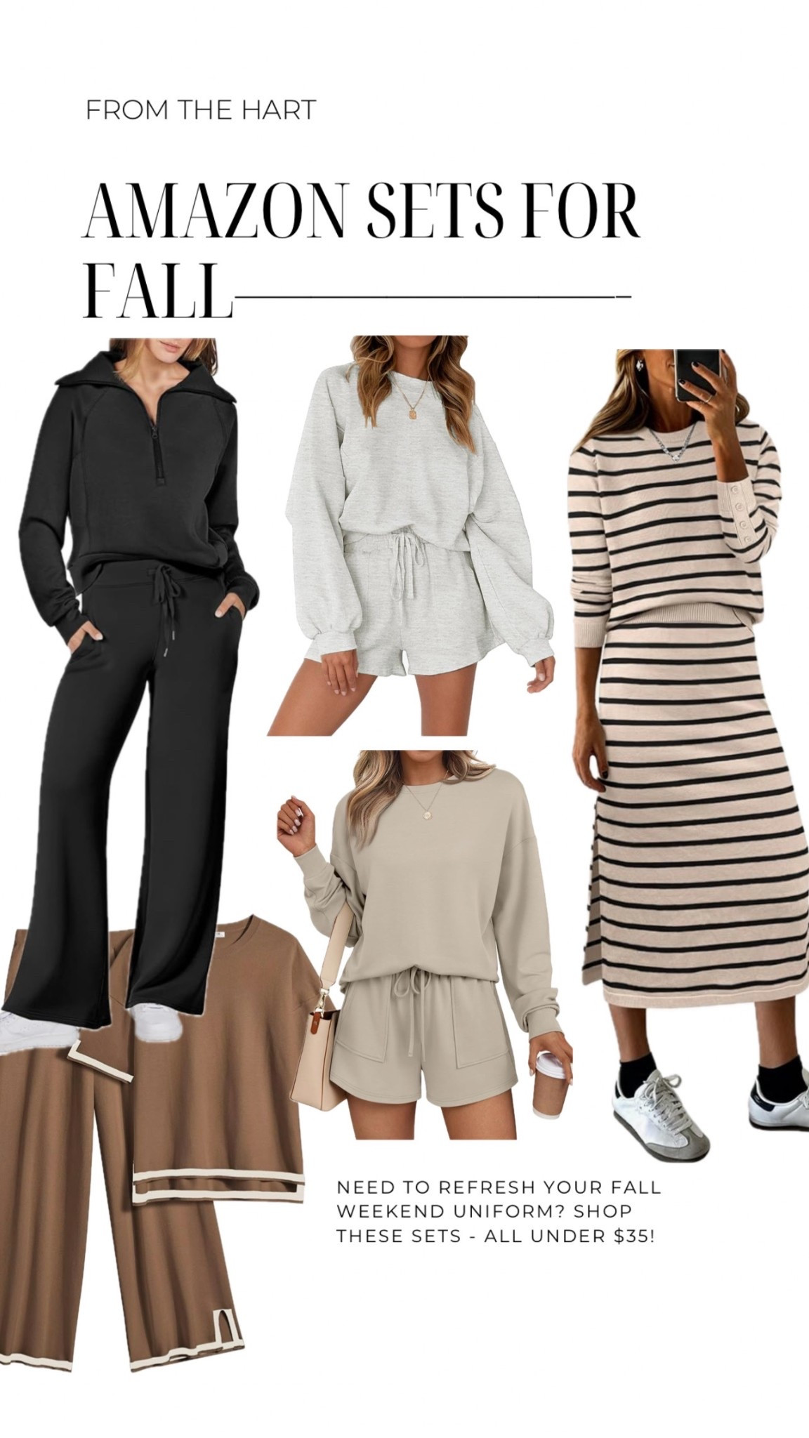 Fall Amazon sets, trendy sets for women, trendy sets for mom, cute mom style, mom on the go, millennial mom, toddler boy mom, boy mom, ballpark mom, baseball mom, carline chic, Amazon deals, Amazon sets for women 

#LTKFindsUnder50 #LTKStyleTip #LTKSeasonal