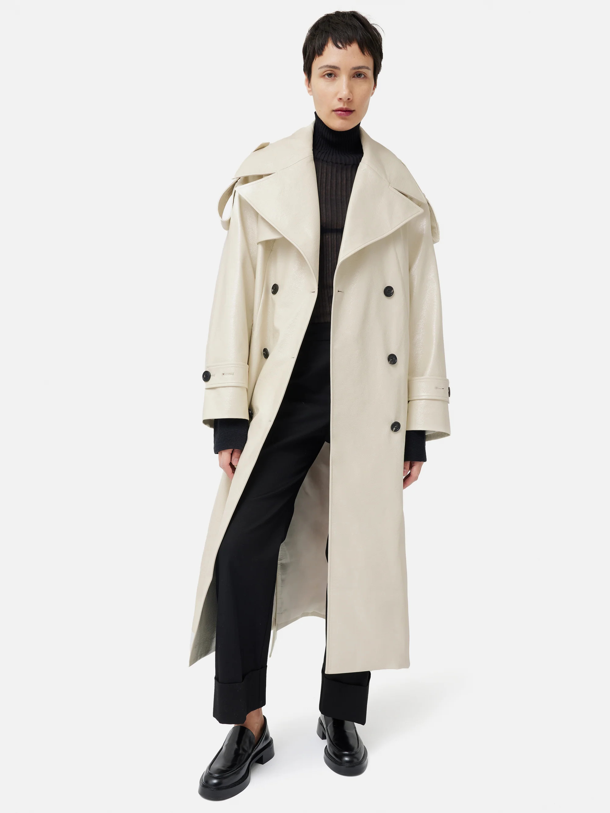 Nelson Patent Trench Coat | Jigsaw (UK)
