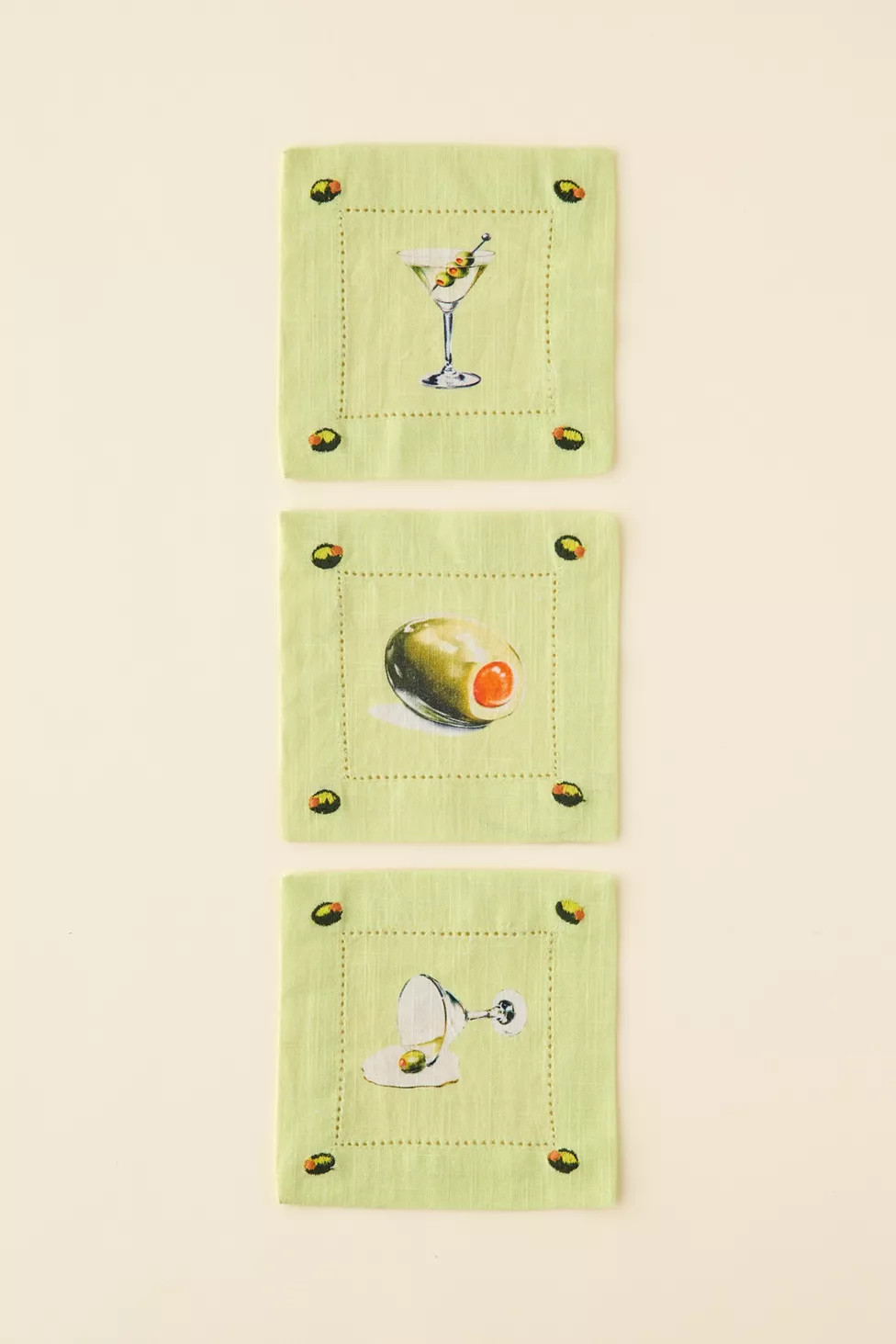 Icon Fabric Coaster - Set Of 3 | Urban Outfitters (US and RoW)