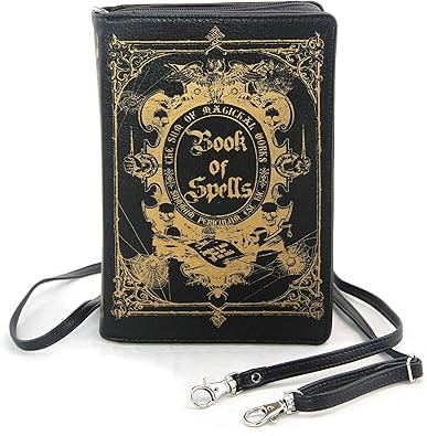 Book of Spells Clutch Bag in Vinyl Material | Amazon (US)