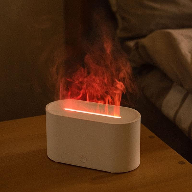 130ml Simulate Flame Design Ultrasonic Aroma Diffuser, Portable USB Powered Essential Oil Desktop... | Amazon (US)