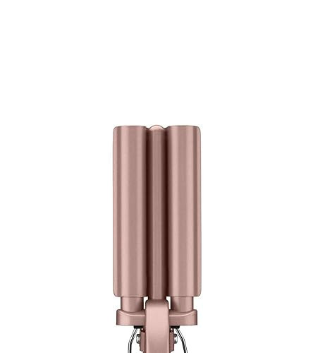Conair Curling Iron & Waver Hair Tool, Triple Barrel, White/Rose Gold | Amazon (US)
