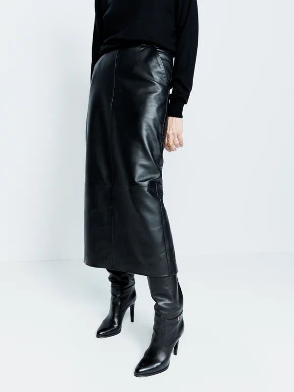 Leather pencil skirt | Raey | Matches (UK)