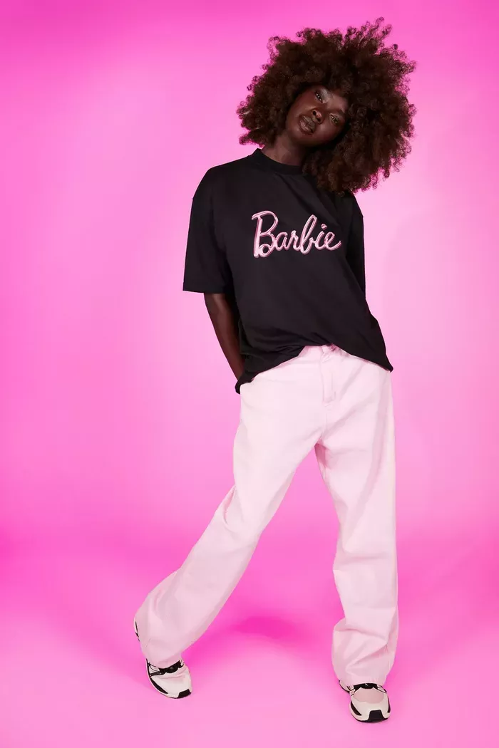Barbie - Sweat oversize à slogan