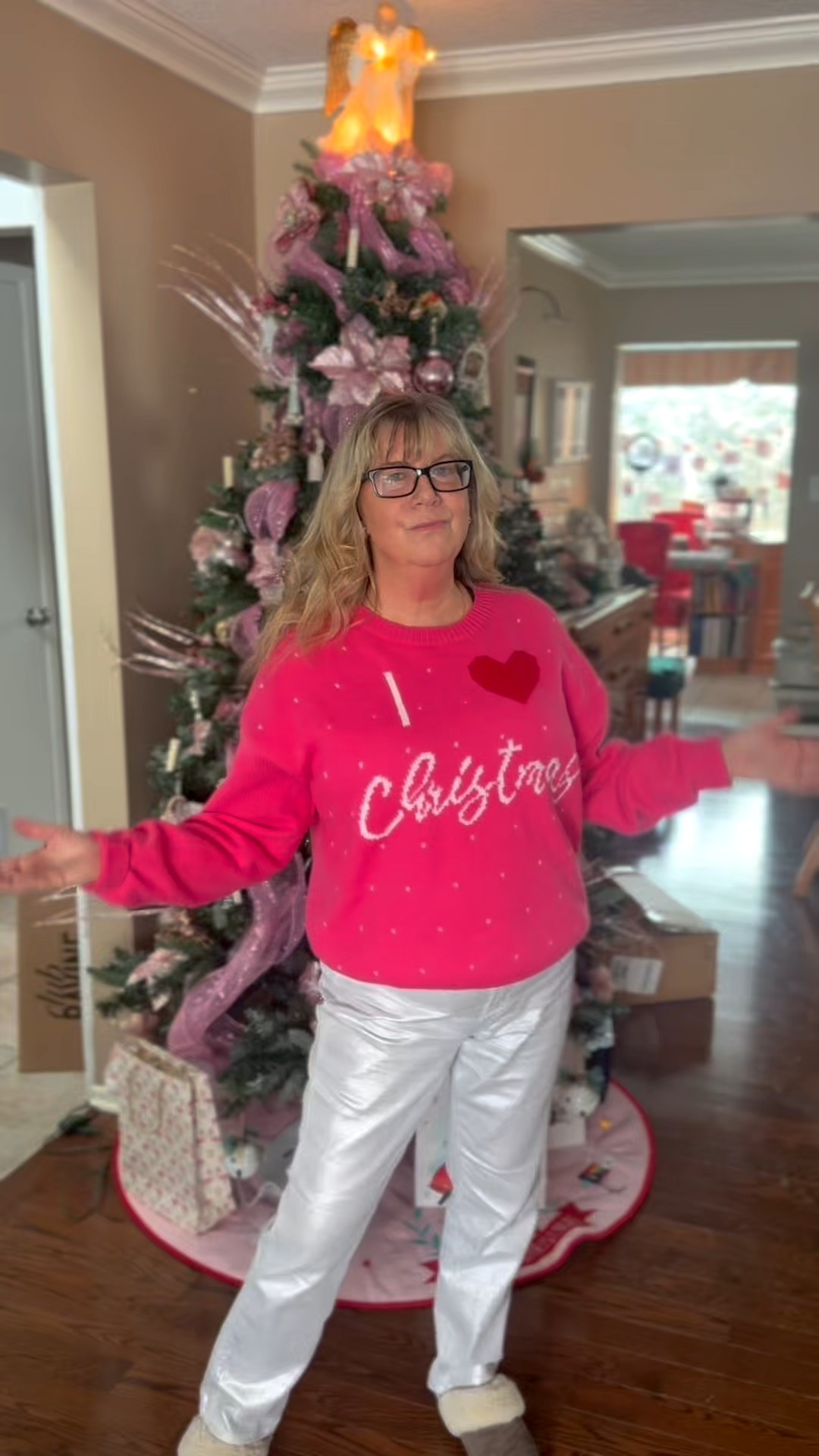 Time to light the tree. Oops wrong lite. Maybe we need self care instead let’s light up the mask from conair 

#LTKOver40 #LTKselfcare #LTKMidsize